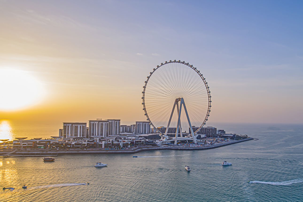 Дубай сегодня 19 апреля. Колесо обозрения Ain Dubai. ОАЭ колесо обозрения Дубай. Колесо обозрения в Дубае высота. Дубайский глаз колесо обозрения.