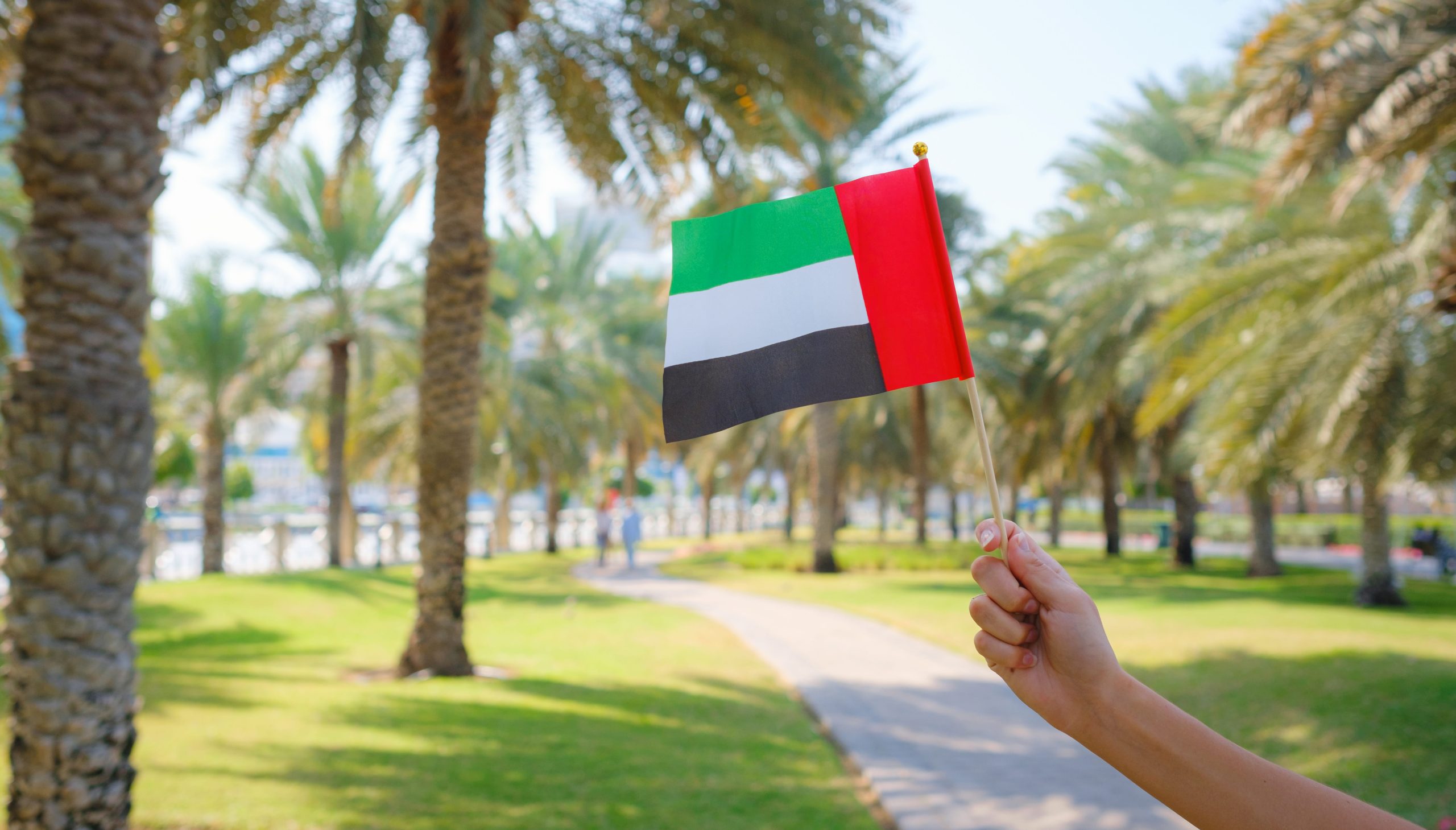 Dubai skyline during UAE National Day 2026 celebrations